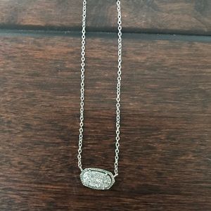 Kendra Scott Silver Drusy Elisa